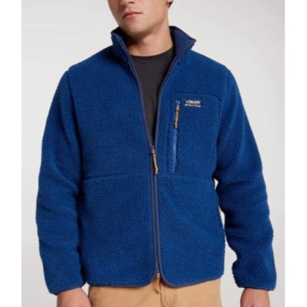 Alpine Design Sherpa Fleece Size Small Men’s Mountain Lake Blue Full Zip Jacket